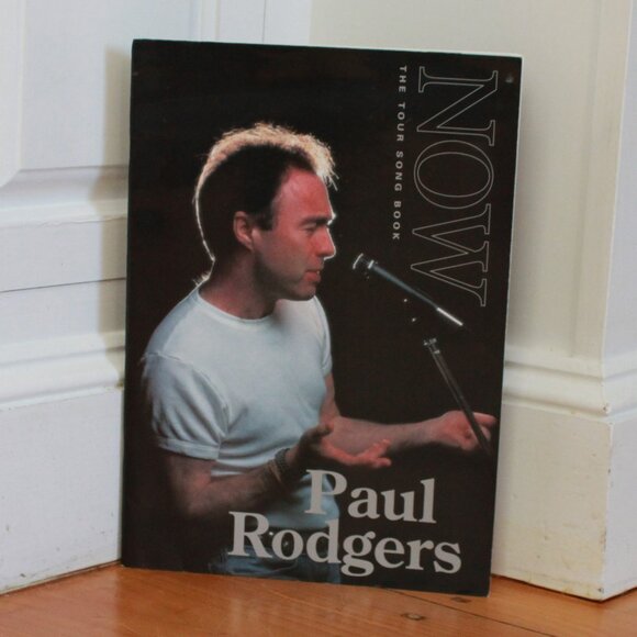 Vintage Paul Rodgers 1997 "Now" the Tour Song Book - Picture 1 of 5